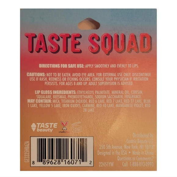 Taste Beauty x Ice Cream Pop Lip Balm- Birthday Cake - Picture 2 of 4